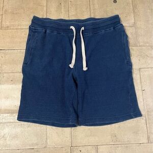 Goodfellow Co Waffle Knit Drawstring Shorts Men's Blue Casual size medium